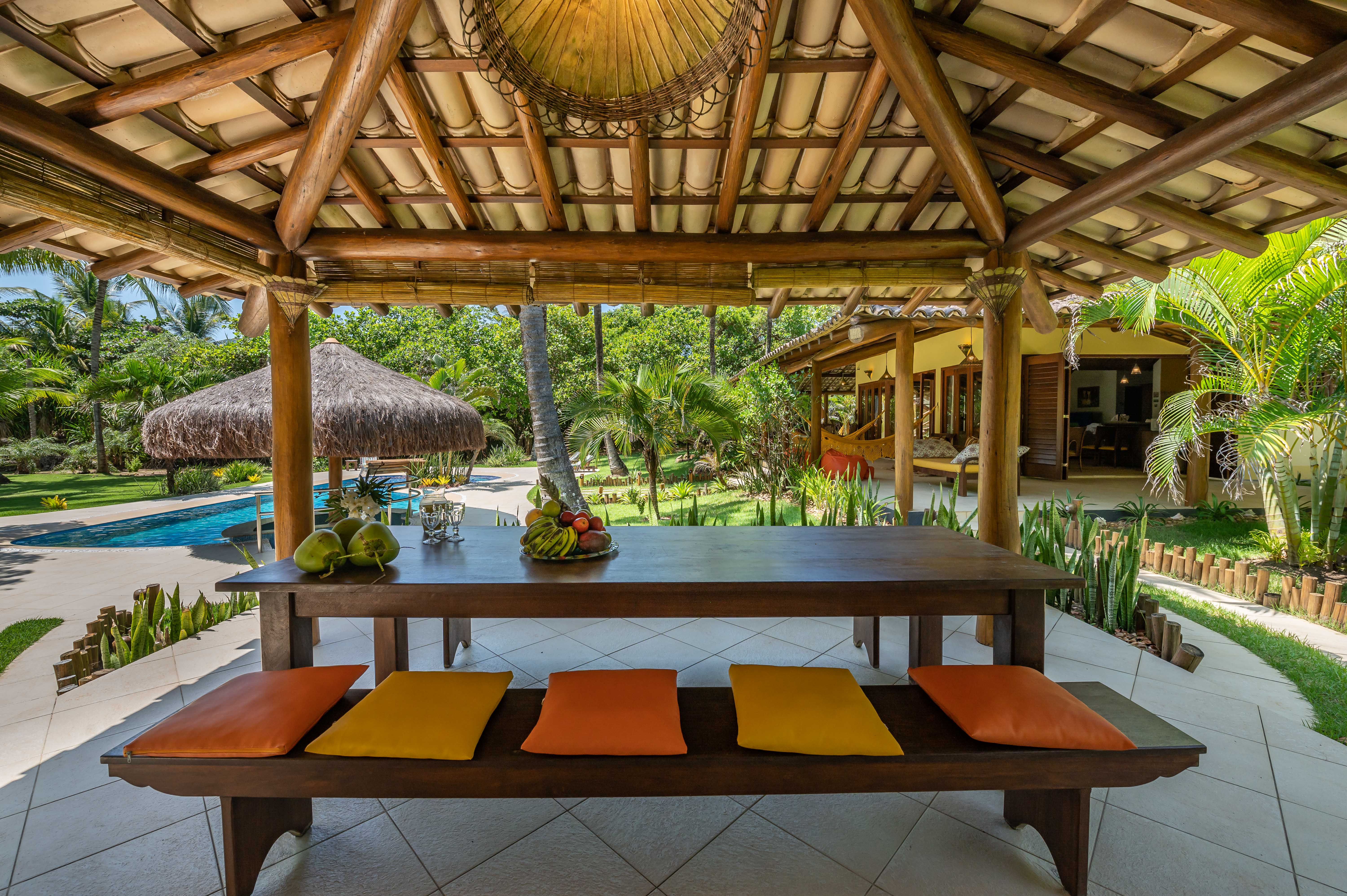 Casa das Palmeiras — área externa