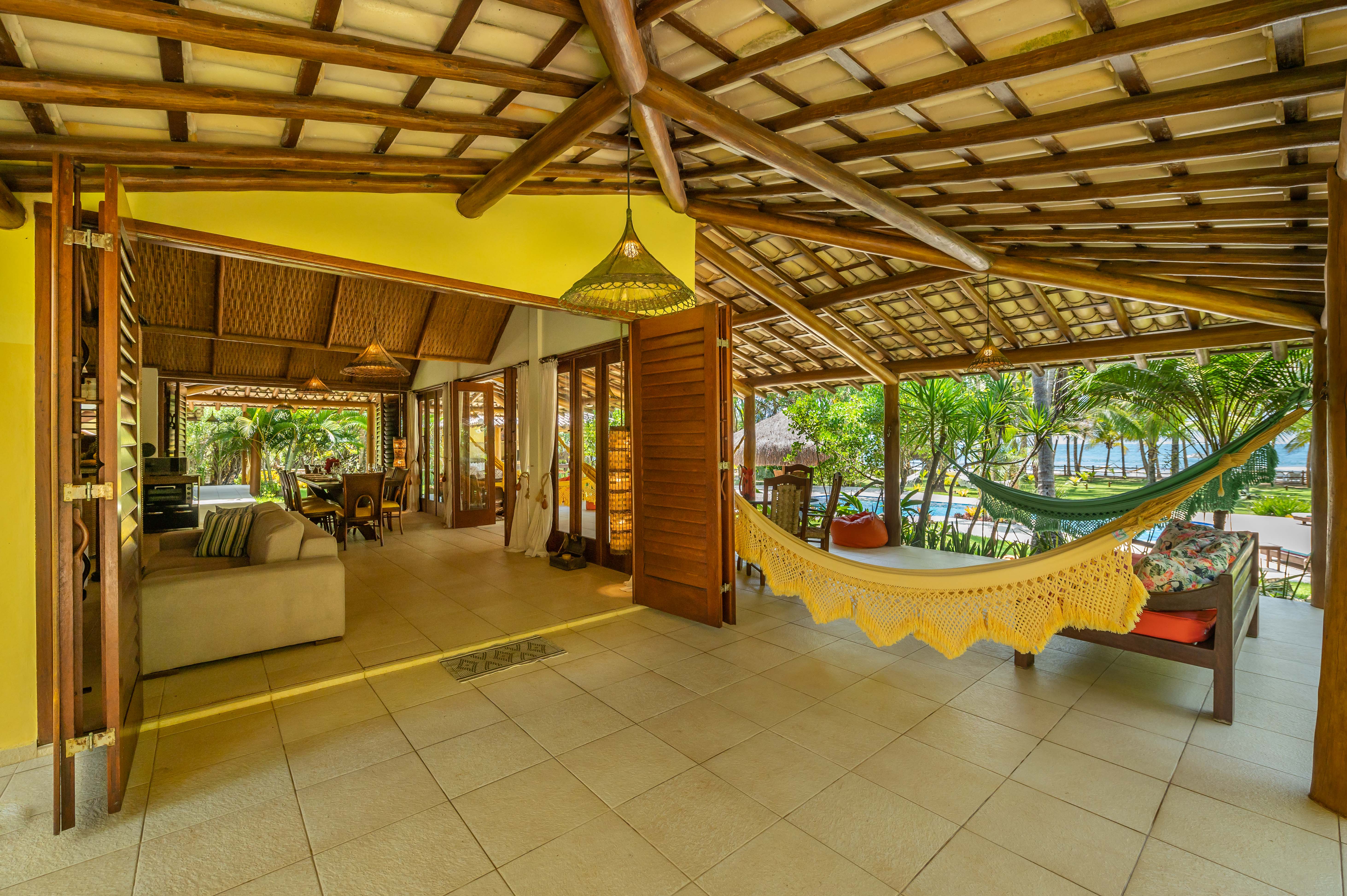 Casa das Palmeiras — área externa